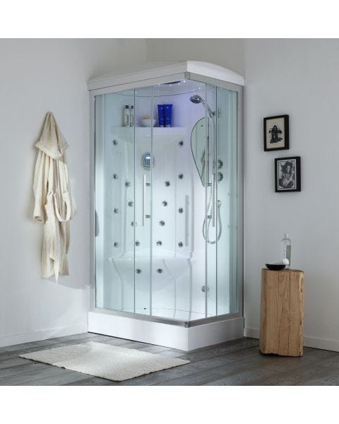 Box doccia con sauna 70x110