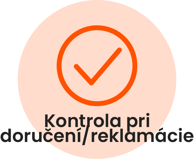 Kontrola pri doručení/reklamácie